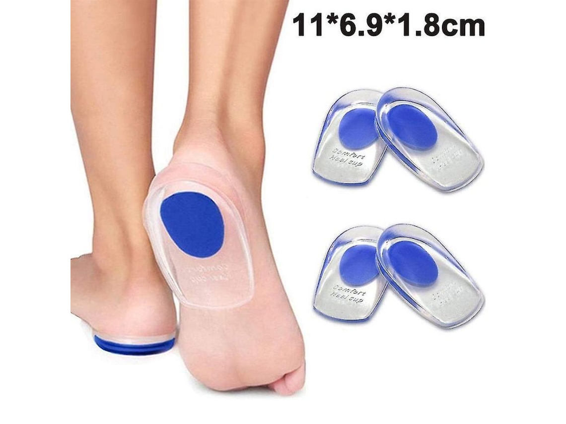 Copo de Calcanhar de Silicone para Fasceite Plantar Apoio para Calcanhar com Alívio Imediato de Dor