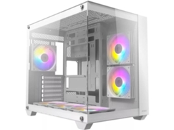 Gabinete Antec CX800 ATX para PC, torre MIDI, branco, com iluminação ARGB