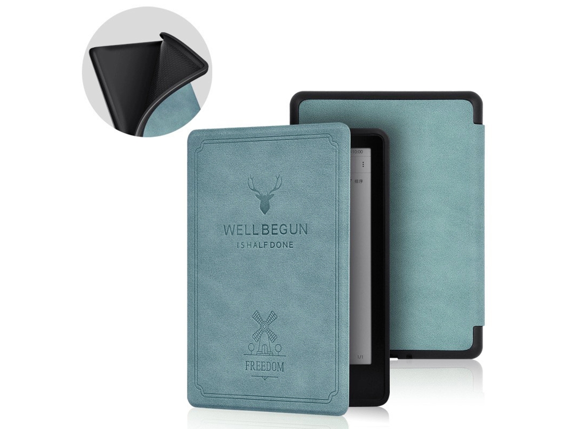 Capa Para Kindle Paperwhite 6 12ª Geração (7") 2024 Azul Claro Cuich