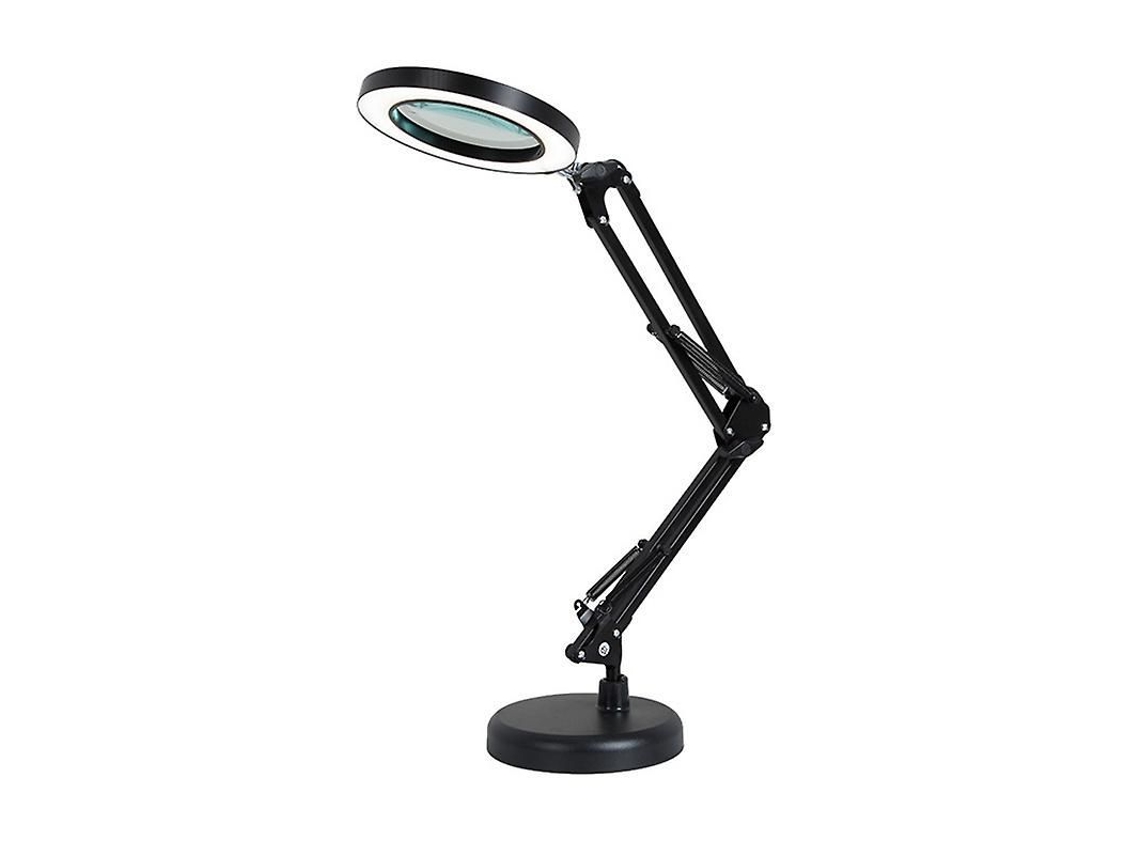 2026 lupa com Luz Led Anel Lâmpada de Escritório Pinça Suporte Soldagem Mão Livre