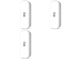 Higrômetro E Termômetro Inteligentes Com 3 Sensores Zigbee De Umidade E Temperatura, Monitoramento Remoto E Alertas Para Casa Inteligente.