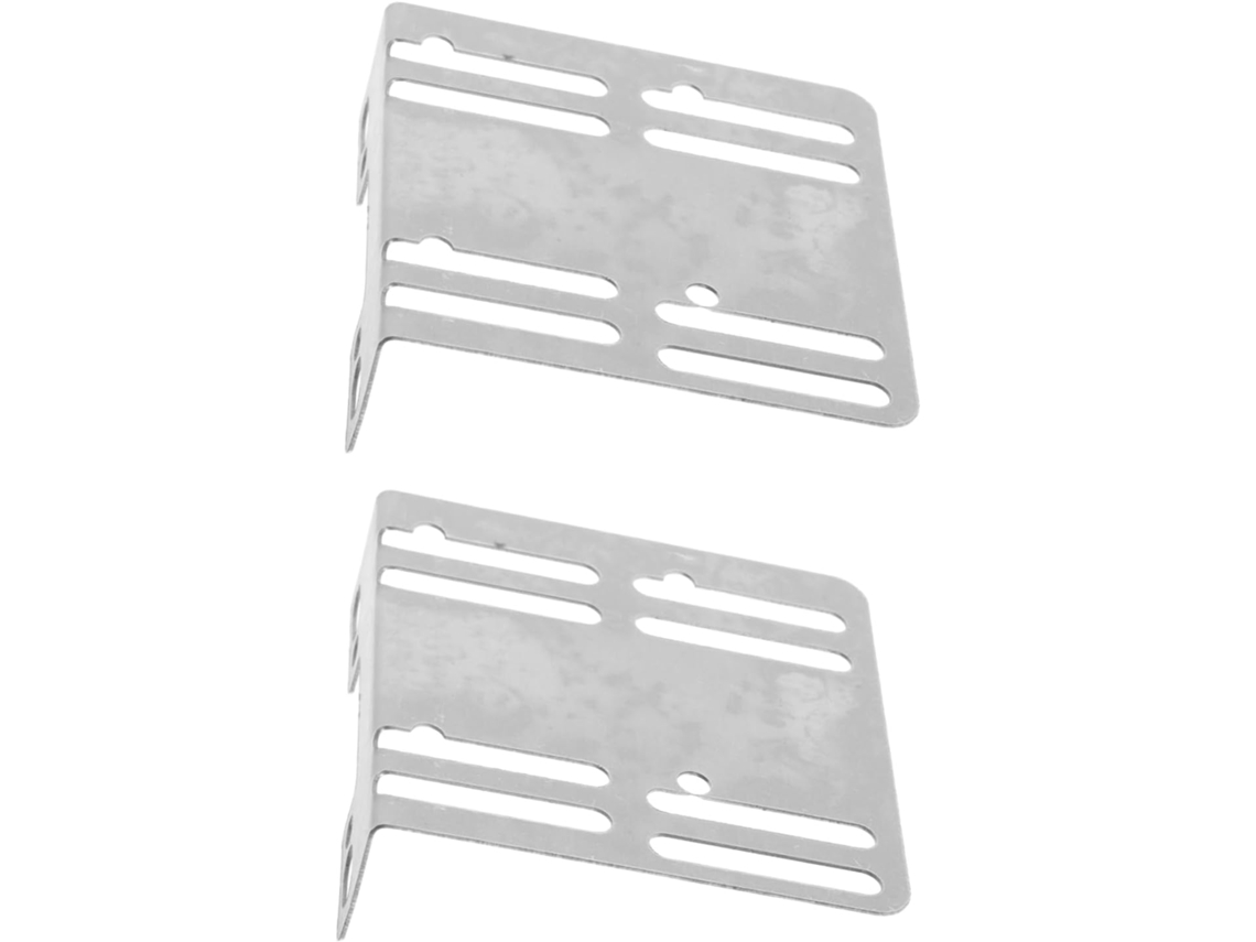 Kit De Instalação Suporte Áudio Ferro 2 Peças Para Painel Som Double Din,carroceria E Cabeceira...