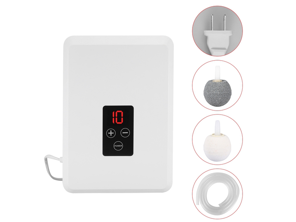 Gerador de Ozônio Purificador de Ar e Água Esterilizador para Frutas Vegetais Roupas Louças 9w