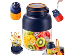 Liquidificador Portátil Com Copo, Grande Capacidade De 1300ml 45oz, Liquidificador Elétrico Para Smoothies, 38 Lâminas