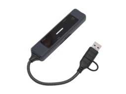 Lurelia Hub Usb-c 5 Em 1 Com Rj45, Usb 3.0, Usb 2.0, Leitor De Cartões Preto