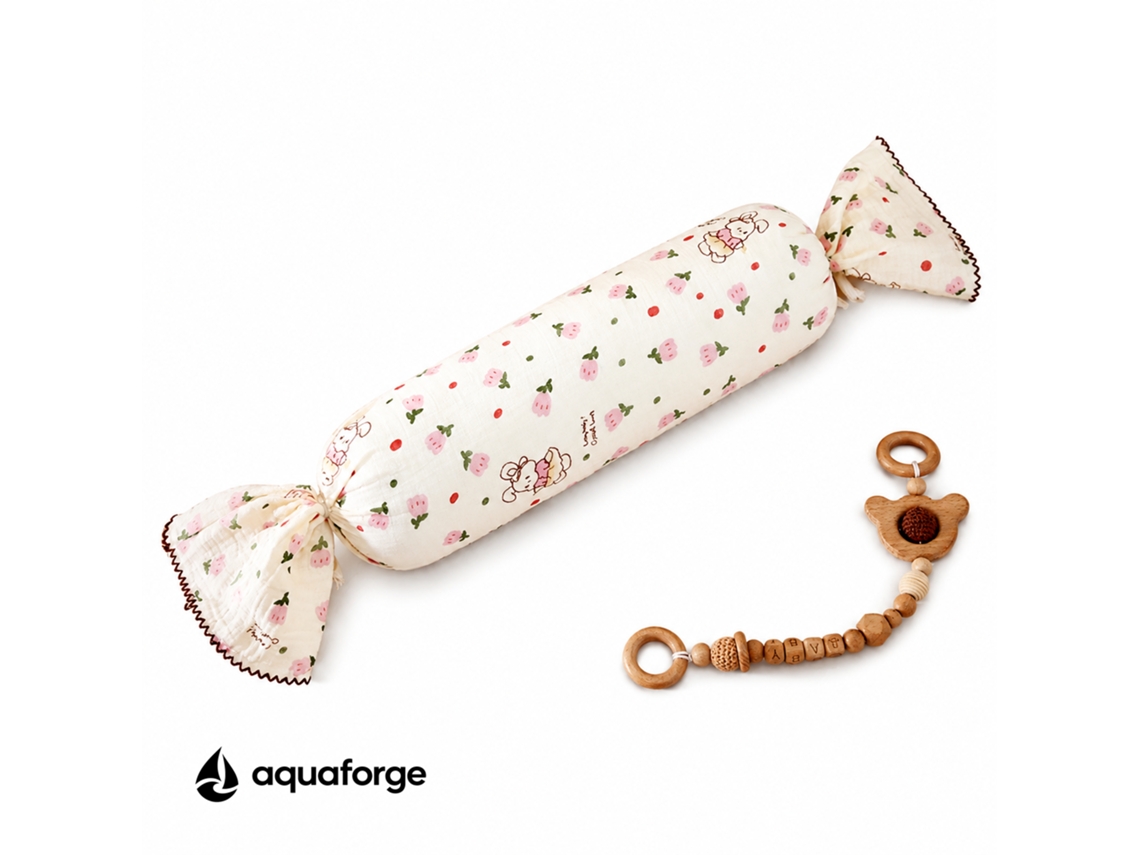 Almofada Infantil Algodão 36 X 10 X 10 Cm