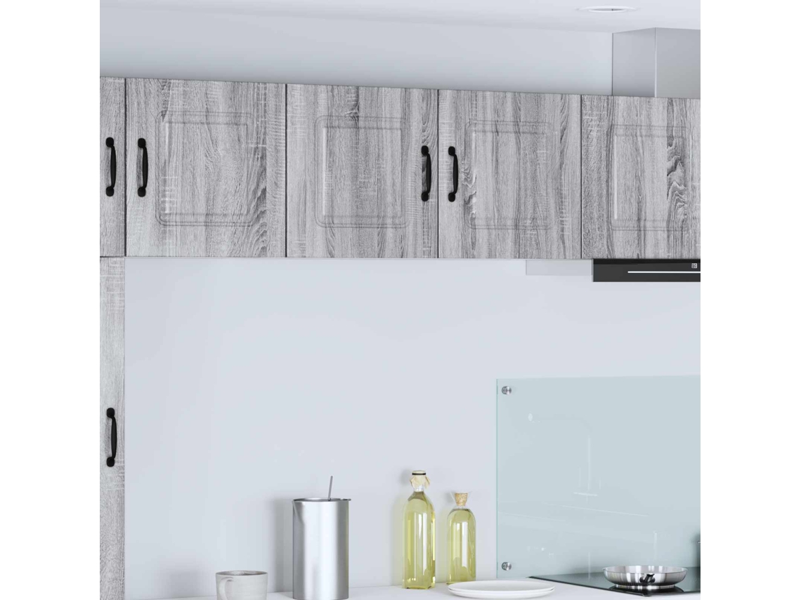 Vidaxl Painel De Lava-louça Kalmar Cinza Sonoma 80 X 31 X 40 Cm