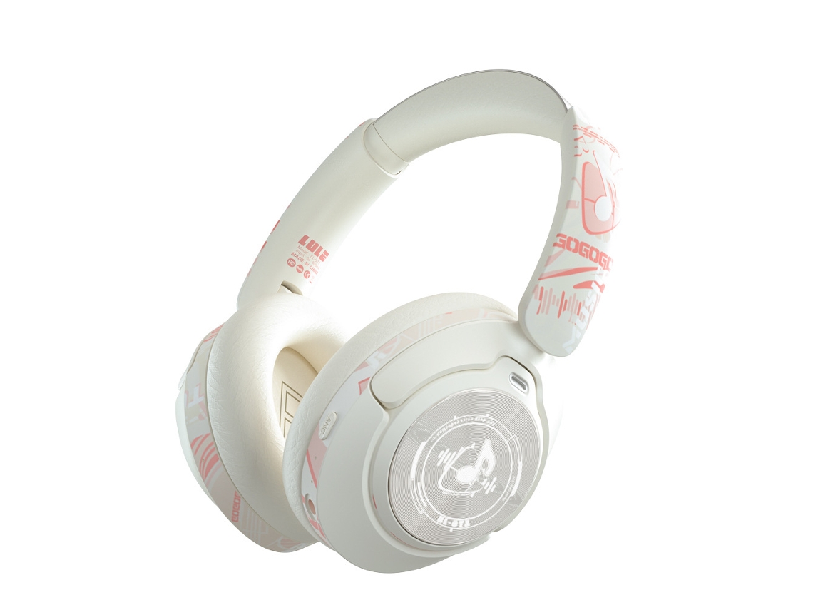 Fones De Ouvido Bluetooth Sem Fio Com Cancelamento De Ruído Ativo , Graves Potentes, Ideais Para Jogos E Esportes, Na Cor Rosa. Brilvibera (anc)