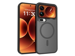 Capa Fosca Para Celular, Com Toque Agradável, Magnética E Anti-queda, Oferecendo Proteção Completa.preto, Xiaomi 15t