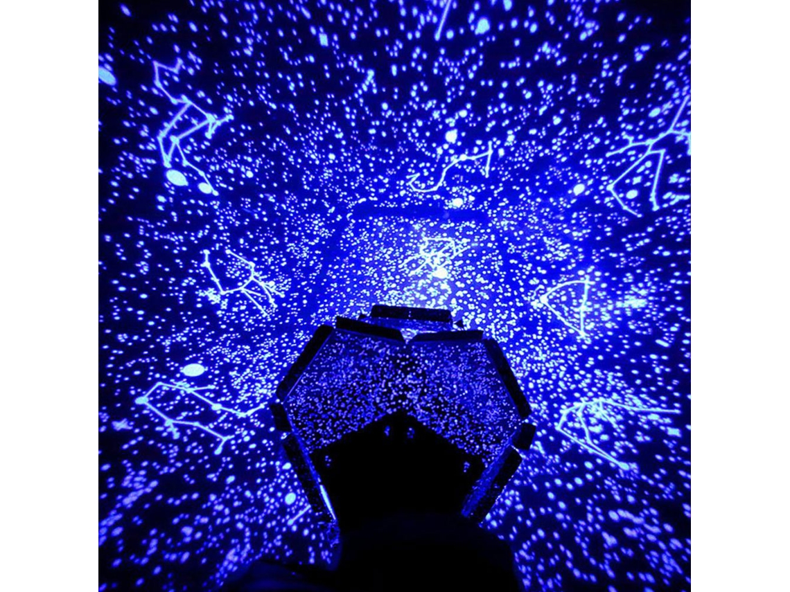 Lâmpada Projetora USB Luz Noturna Estrela para Quarto Criança | S/MARCA
