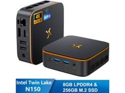Minipc Huidun H50 Intel Twin Lake N150 3.6ghz Max 8 Gb 256 Gbssd 2tb Windows 11 Pro Wifi 6