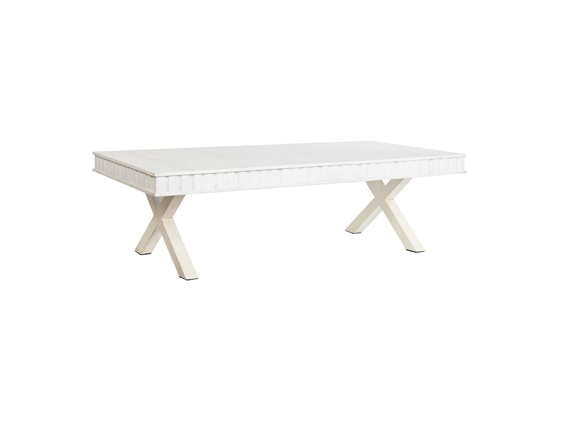 Mesa de Centro DKD Home Decor 140 x 70 x 42 cm Metal Madeira de Manga