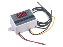 Controlador de temperatura digital 220V, para resfriamento e aquecimento, à prova d'água | S/MARCA