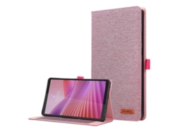 Capa De Couro Texturizada Com Aba Horizontal Para Tablet Lenovo Tab K9 / Tab One