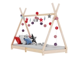 Vidaxl Estrutura De Cama Para Crianças 80x160 Cm Pinho Maciço
