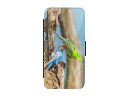 Capa Flip Para Iphone 17 Pro Com Estampa De Pombinhos