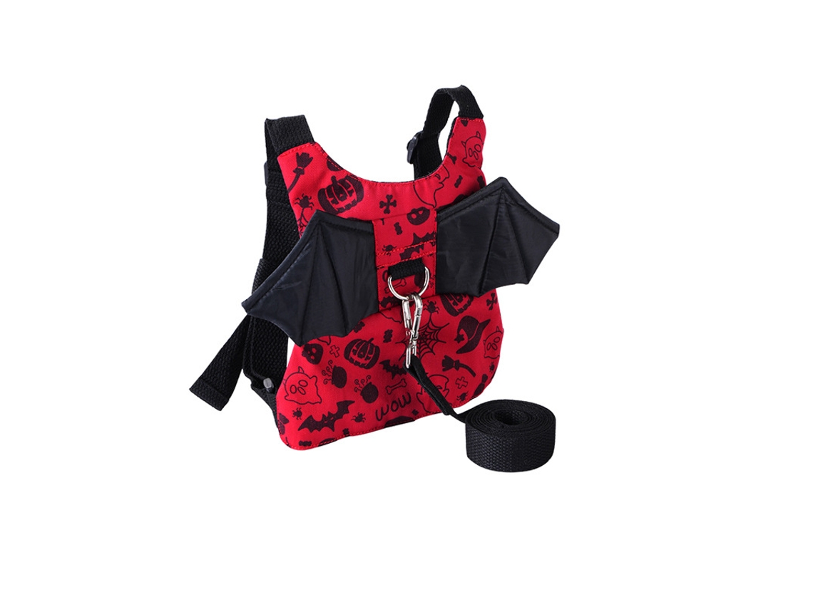Mochila Infantil Anti perda com Guia Ajustável Vermelho XIAOMOYU