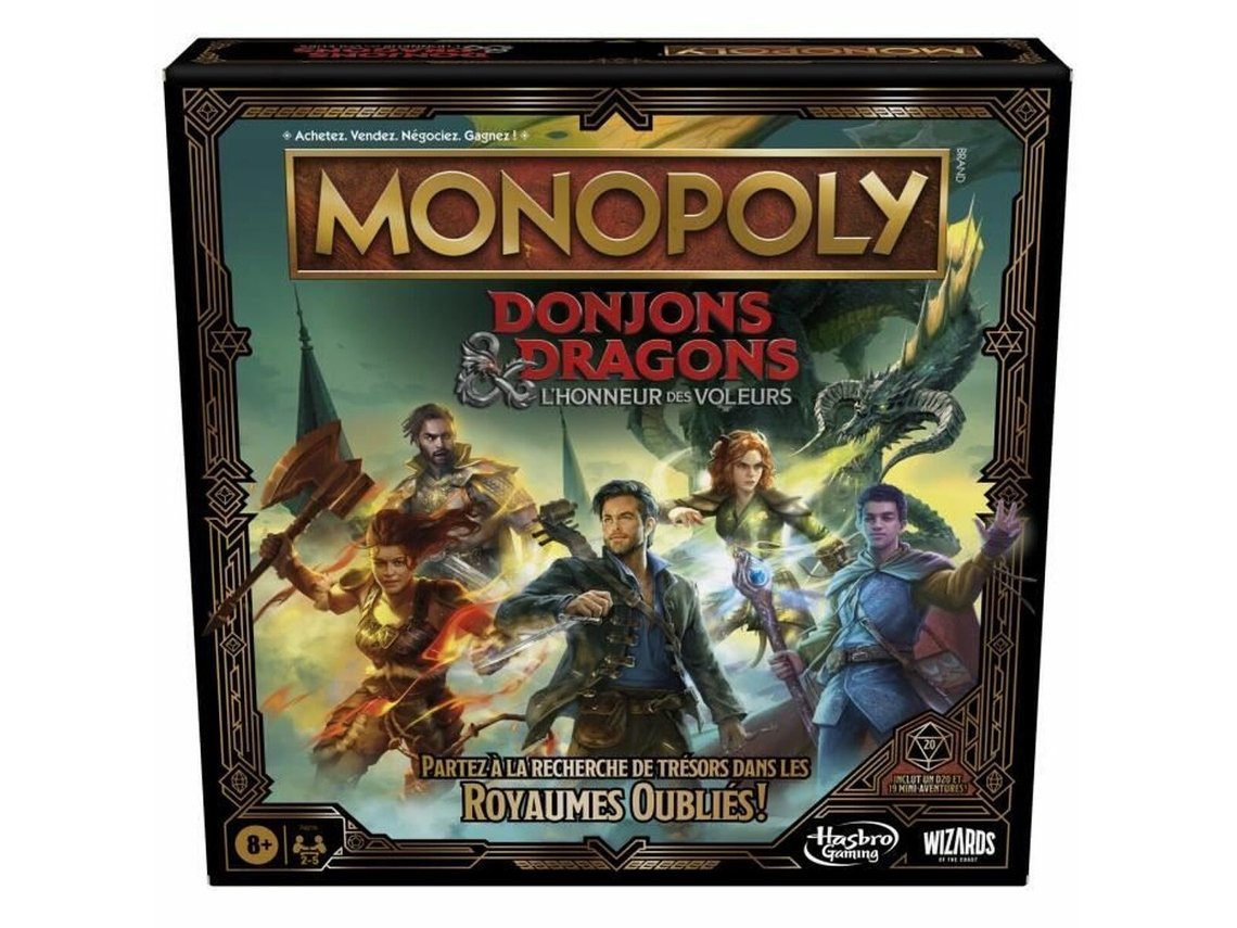 Jogo de Mesa MONOPOLY Dungeons & Dragons Fr