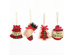 Laxiscreed Bonecos De Natal Com 7 Animais Para Decoração De Casa E Carro