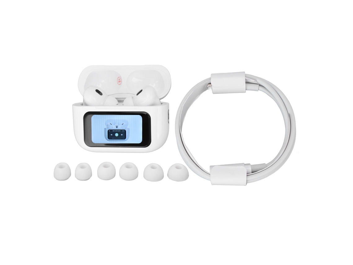 Fones de Ouvido Bluetooth EOOCOO com tela colorida (com redução de ruído)