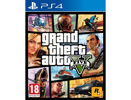 Jogo PS4 Grand Theft Auto V