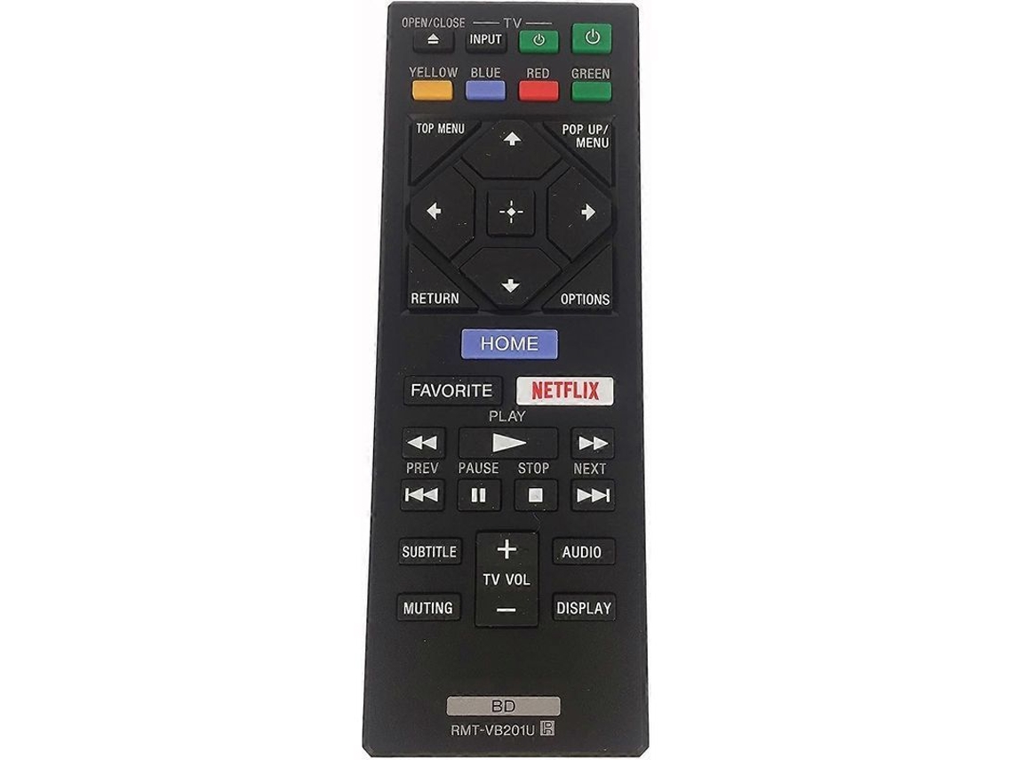 Yuru controle Remoto Rmt vb201u para Reprodutor Blu ray Dvd Sony Bdp bx370 Bdp s1700 Bdp s3700