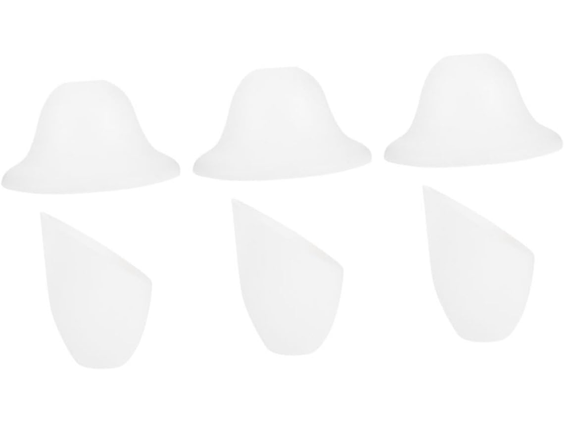 Conjunto de 6 Peças de Enfeites Inclinados em Formato de Cavalo para Pendurar na Parede Ou no Varal, em Plástico Branco. SFUSHOS