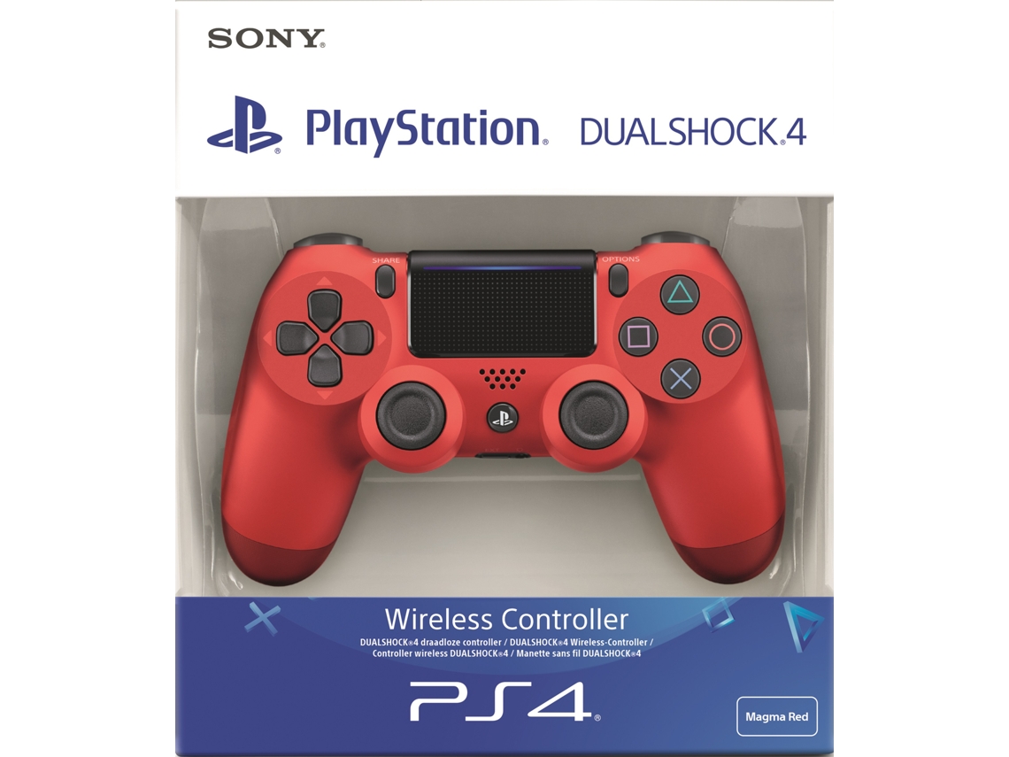 Comando PS4 Dualshock Magma Red v2 (Wireless)