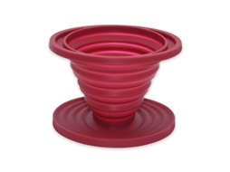 Suporte Dobrável Para Filtro De Café, Ideal Métodos Preparo Como Pour Over, Perfeito Camping. Feito Em Silicone Reutilizável.
