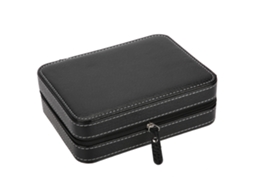 Caja De Viaje Portátil Para Relojes Com 4 Compartimentos Organizador De Colecionadores