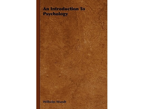 Livro An Introduction to Psychology de Wilhelm Wundt (Inglês)