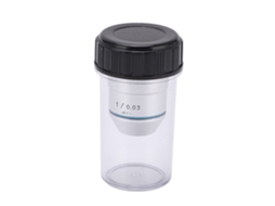 Lente Objetivo De Microscópio 1x Acromática 195 Infinito Potência Baixa Rosca Rms 20.2mm Para Microscópio Biológico