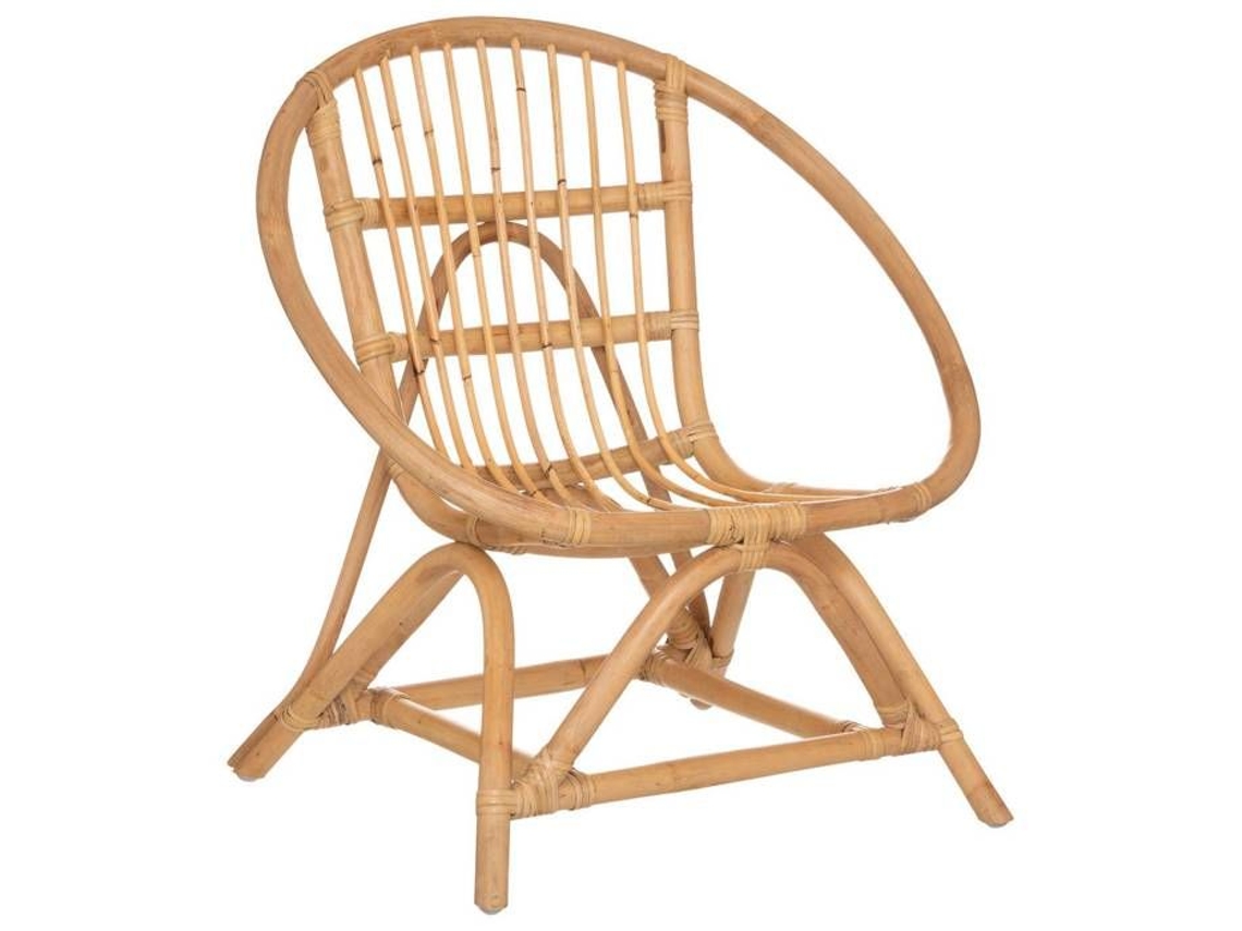 Poltrona Infantil Léo Rattan Bege ATMOSPHERA Interior Designer
