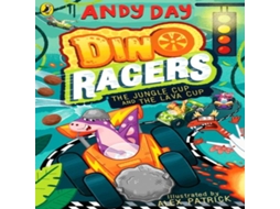 Livro Dino Racers The Jungle Cup and the Lava Cup de Andy Day (Inglês)
