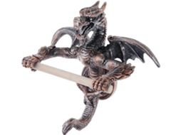 Suporte De Papel Higiênico Parede, Porta Papel Higiênico Exclusivo Com Dragão, Fácil Instalação, Prateleira Para