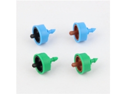 Conjunto de 50 conectores para irrigação por gotejamento com bico ajustável S/MARCA