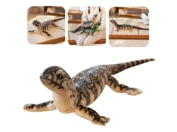 Lurelia Em Formato De Lagarto Simulado Em Peluche Animal, 75cm, Macio Para Coleção