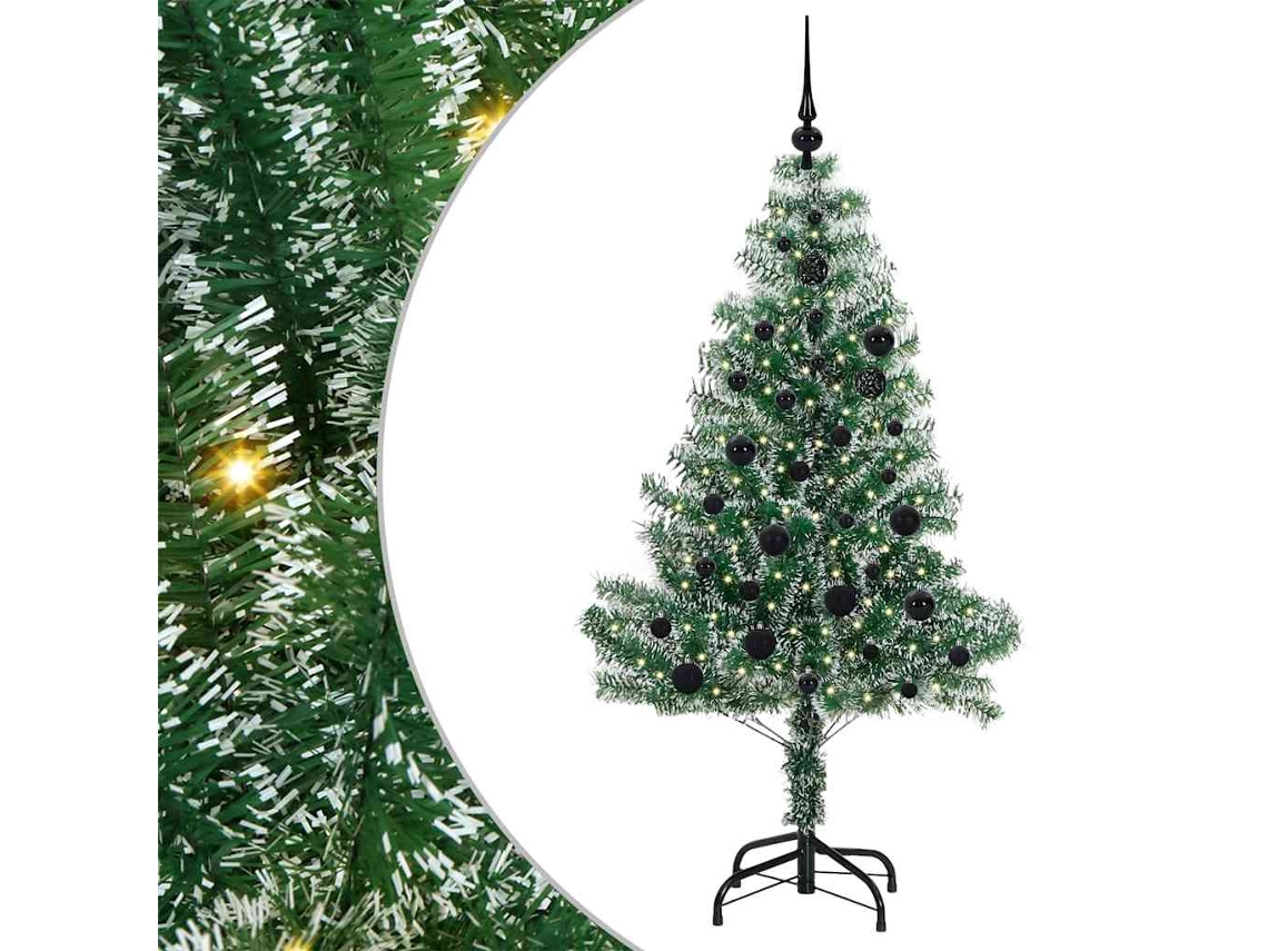 Conjunto 1 Árvores De Natal Artificiais Vidaxl Verde Polietileno (150 Cm)
