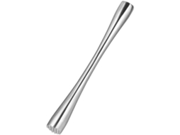 Socador De Coquetéis Em Aço Inoxidável De 26 Cm Com Cabo Ergonômico Para Frutas, Especiarias E Gelo.