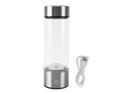 Garrafa de água com hidrogênio 450ml com tecnologia SPE PEM para fitness e escritório LAXISCREED
