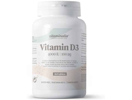 Suplemento Alimentar VITAMINALIA Vitamina D3 4000Iu (365 tablets)