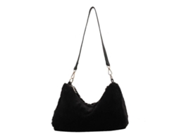Bolsa De Ombro Simples, Bolsa De Ombro Combinando, Bolsa De Grande Capacidade Para Mulheres, Preta