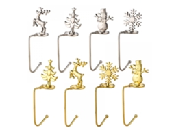 NEVEANCE Suporte para meias de Natal, vários estilos, 10 peças