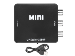 Aetheria conversor Av para Hdmi Adaptador Conversor Hd 1080p Plug And Play para Equipamentos Rca