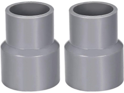 Acoplamiento Reductor de Tubería Pvc 40mm X 32mm Dwv Gris para Desagüe 2 Piezas
