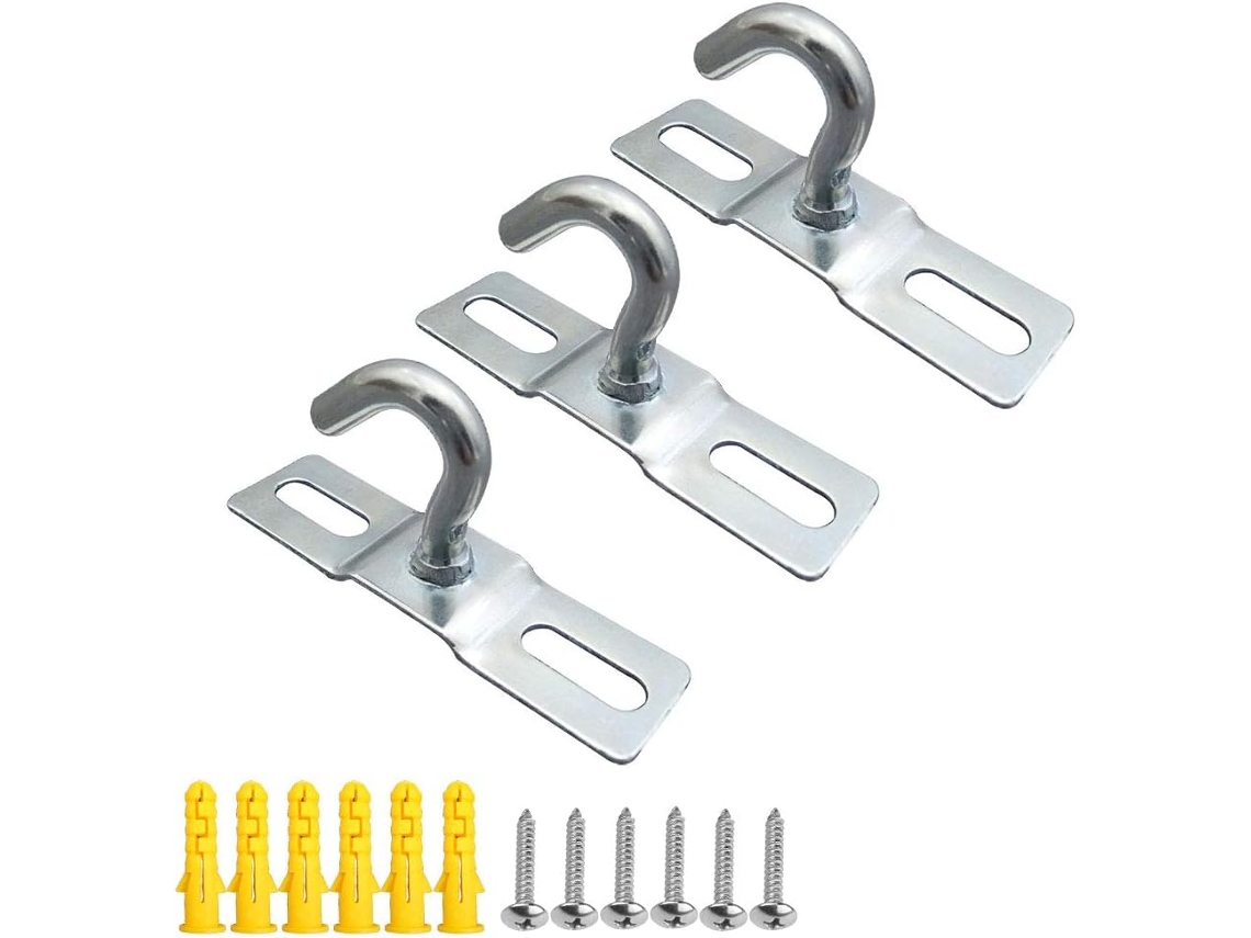 3 Ganchos de Teto de 68 Mm para Candelabros DUREFORWARD
