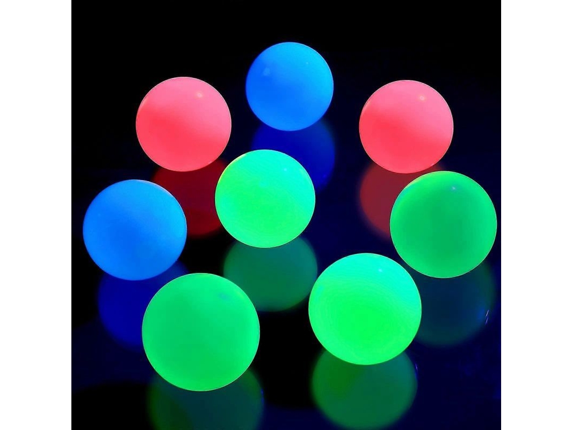2026 10 Bolas de Techo Que Brillan En La Oscuridad, Pelota Antiestrés Adhesiva Que Se Pega Al Techo, Pelota Luminosa