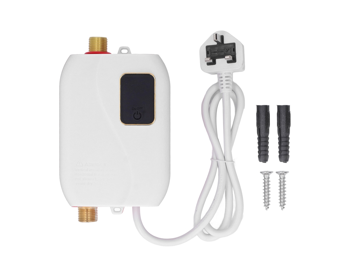 Aquecedor de Água 3000w Pequeno S/MARCA para Residencial 20-50°C, Aço Inox