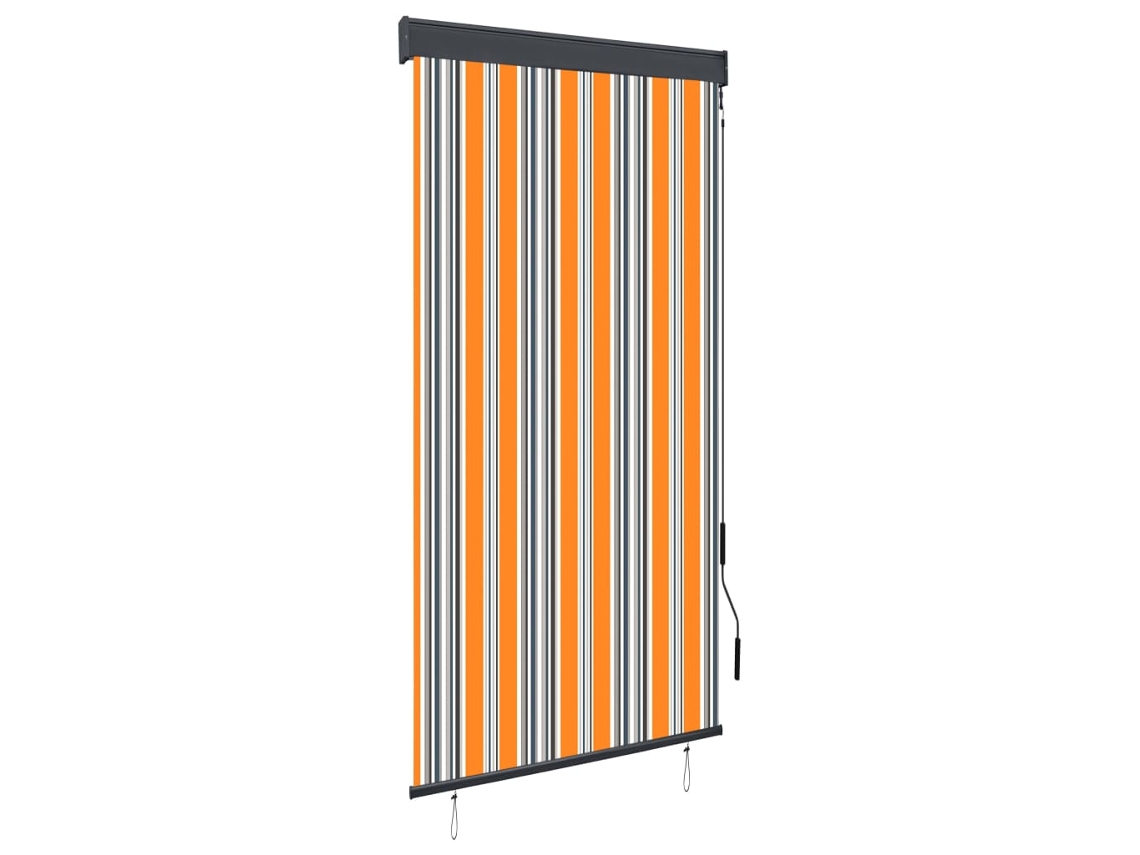 Outdoor Roller Blind, Outdoor Roller Blinds Vidaxl Multicolor Tecido (80 X 250 Cm)