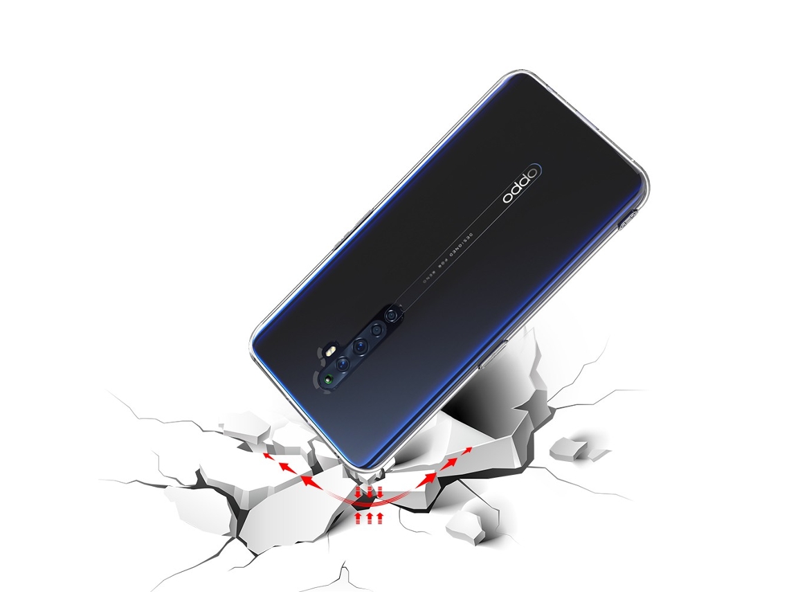 Silicone Transparente 2.0 Tpu - Oppo Reno 2z